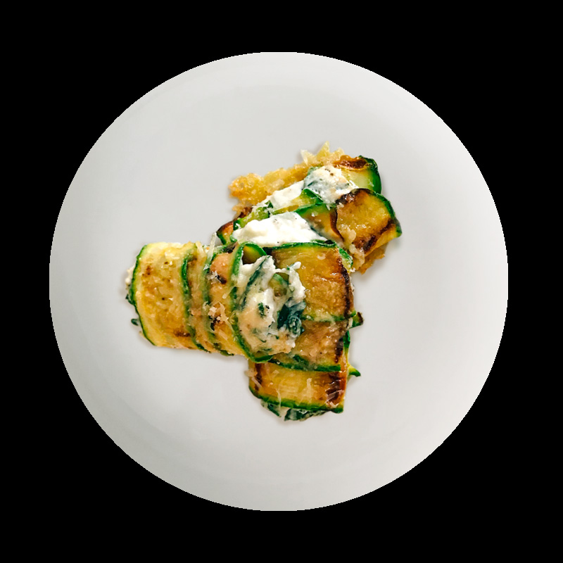 Involtini di zucchine